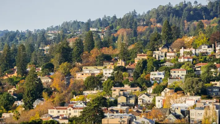 Satellite View of Berkeley, CA