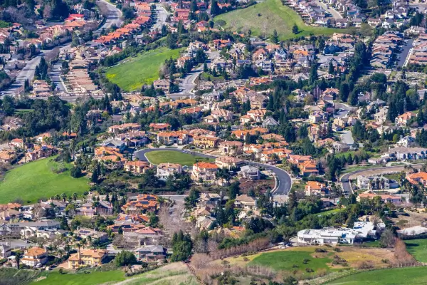 Satellite View of Fremont, CA