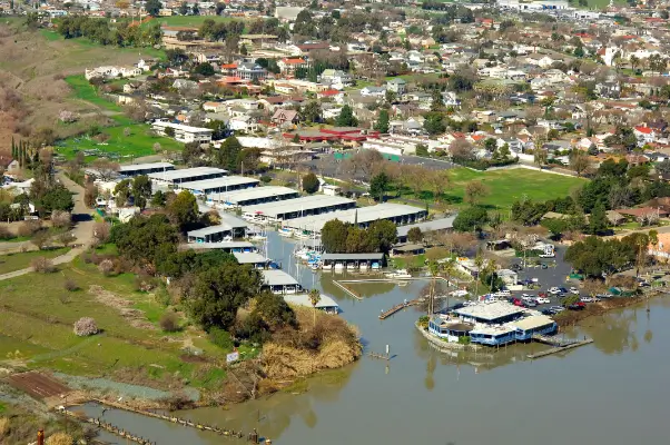 Satellite View of Rio Vista, CA
