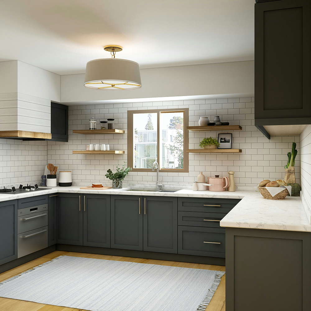 Kitchen Makeover Painting & Finishing Touches